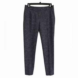 Peserico Speckled Tailored Slim Ankle Pants Blue Size 40 (US 4)